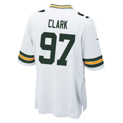 GB.Packers #97 Kenny Clark White Game Stitched American Football Jerseys - Main View
