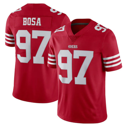 SF.49ers #97 Nick Bosa New Red Stitched American Football Jerseys 2022 view 2