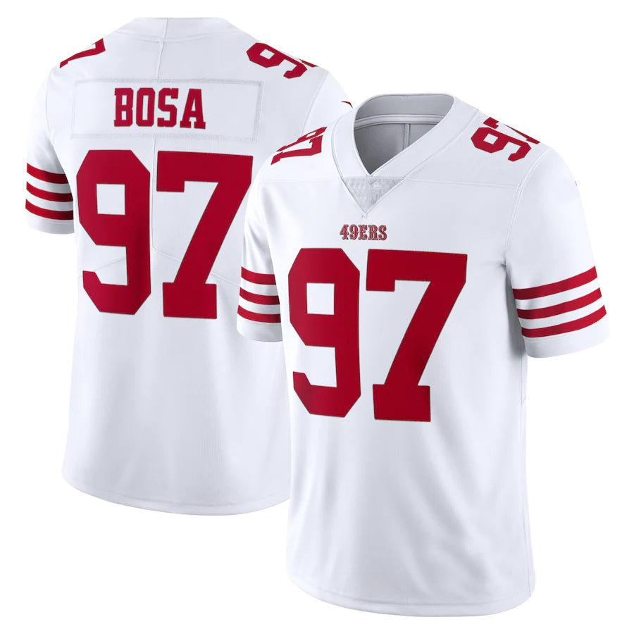 SF.49ers  #97 Nick Bosa New White Stitched American Football Jerseys 2022 view 2