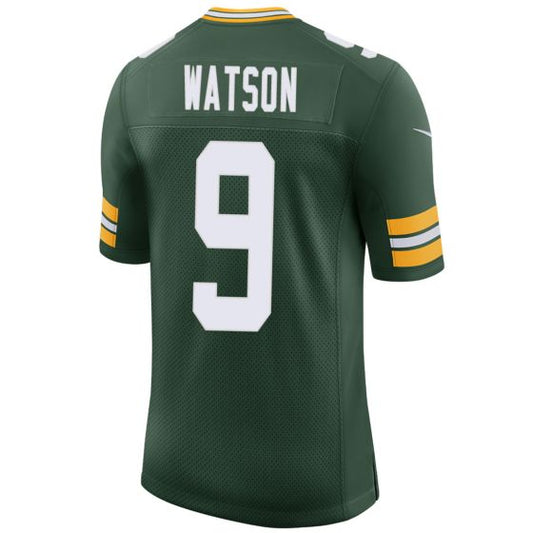 GB.Packers #9 Christian Watson Green Home Limited Stitched American Football Jerseys - Main View