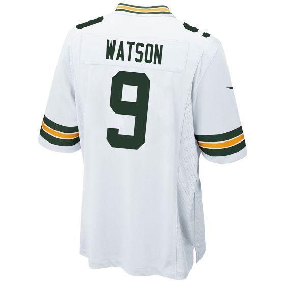 GB.Packers #9 Christian Watson White Game Jersey Stitched American Football Jerseys - Main View