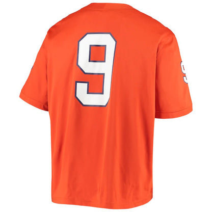 #9 C.Tigers Game Jersey Football Jersey Orange Stitched American College Jerseys - Main View