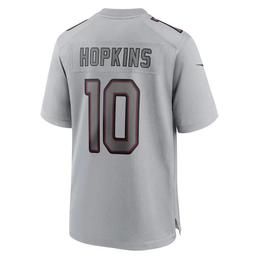 A.Cardinals #10 DeAndre Hopkins Gray Atmosphere Fashion Game Jersey Stitched American Football Jerseys view 2
