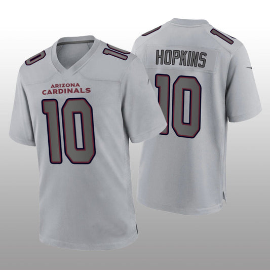 A.Cardinals #10 DeAndre Hopkins Gray Atmosphere Fashion Game Jersey Stitched American Football Jerseys - Main View