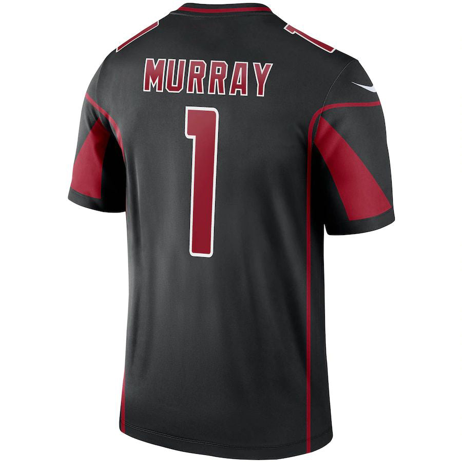 A.Cardinals #1 Kyler Murray Black Color Rush Legend Player Jersey Stitched American Football Jerseys - Main View