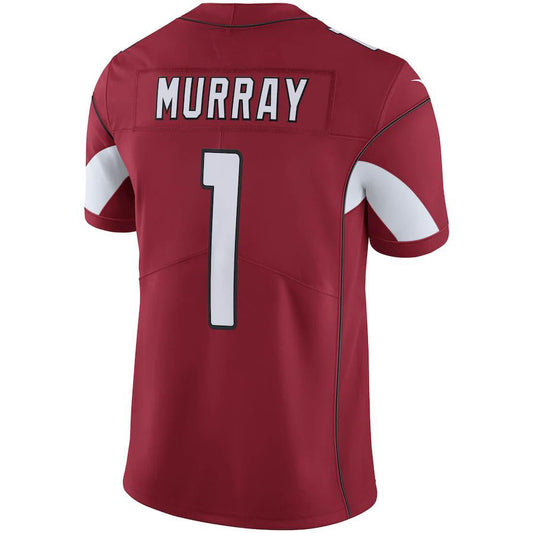 A.Cardinals #1 Kyler Murray Cardinal Vapor Limited Jersey Stitched American Football Jerseys - Main View