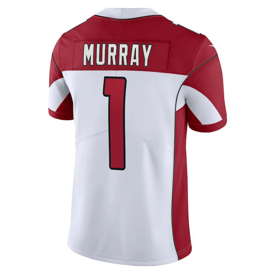 A.Cardinals #1 Kyler Murray White Vapor Limited Jersey Stitched American Football Jerseys - Main View