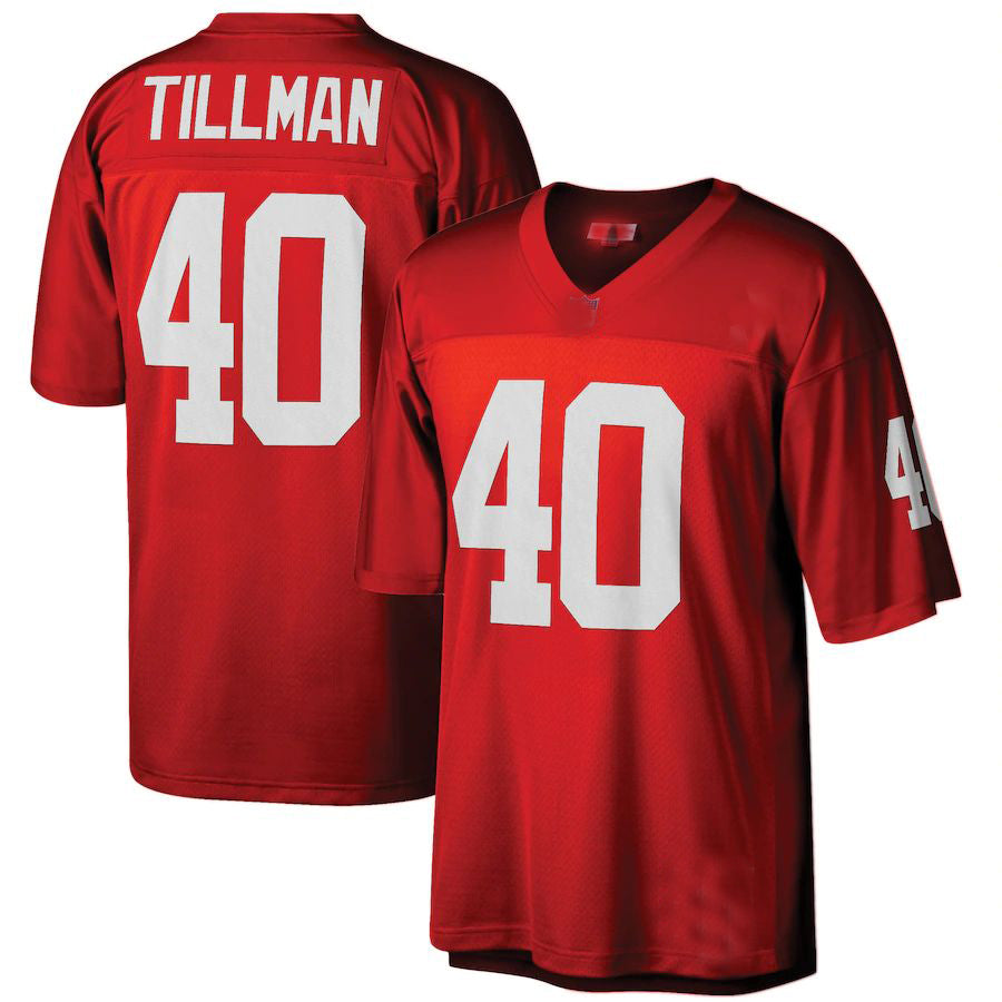 A.Cardinals #40 Pat Tillman Mitchell & Ness Cardinal Retired Player Legacy Replica Jersey Stitched American Football Jerseys - Main View