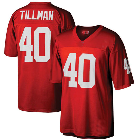 A.Cardinals #40 Pat Tillman Mitchell & Ness Cardinal Retired Player Legacy Replica Jersey Stitched American Football Jerseys - Main View