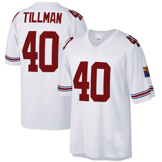 A.Cardinals #40 Pat Tillman Mitchell & Ness White Retired Player Legacy Replica Jersey Stitched American Football Jerseys - Main View