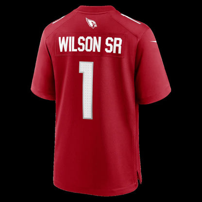 A.Cardinals #1 Mack Wilson Cardinal Team Game Stitched American Football Jerseys - Main View