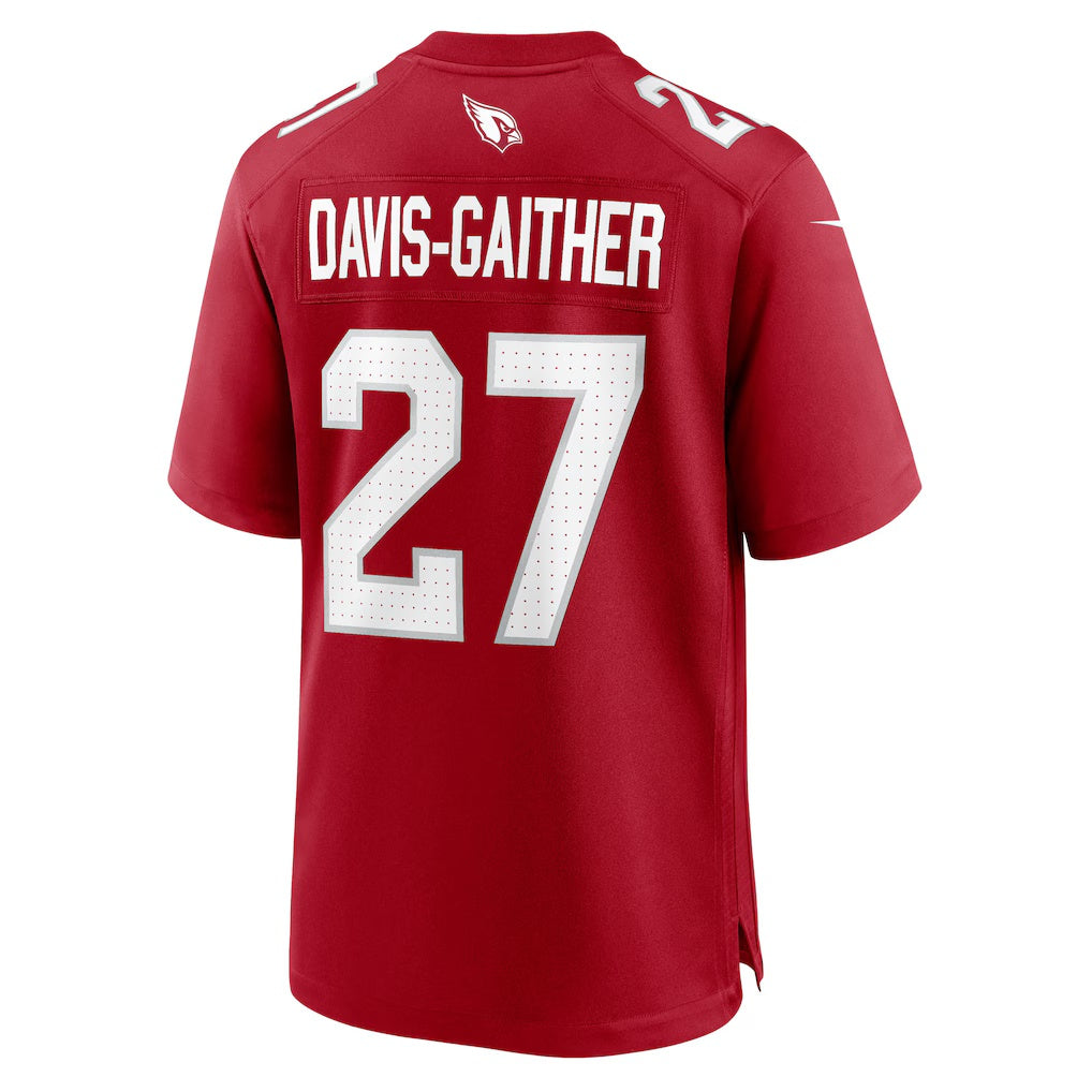 A.Cardinals #27 Akeem Davis-Gaither Cardinal Team Game Jersey Stitched American Football Jerseys - Main View