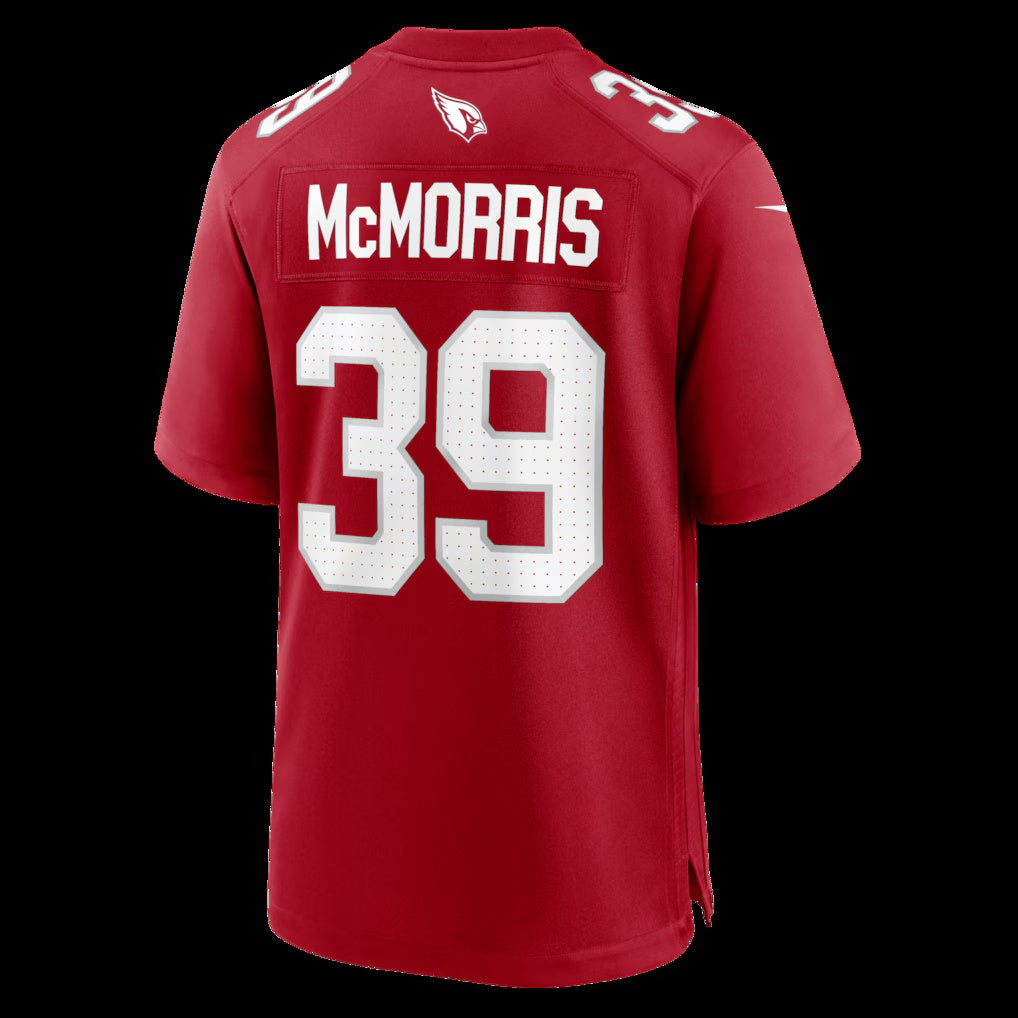 A.Cardinals #39 Patrick McMorris Cardinal Team Game Jersey Stitched American Football Jerseys - Main View