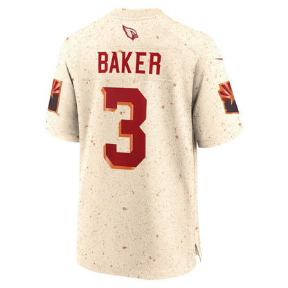 A.Cardinals #3 Budda Baker 2025 Rivalries Collection Game Jersey - Natural Stitched American Football Jerseys - Main View