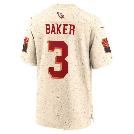 A.Cardinals #3 Budda Baker 2025 Rivalries Collection Game Jersey - Natural Stitched American Football Jerseys - Main View