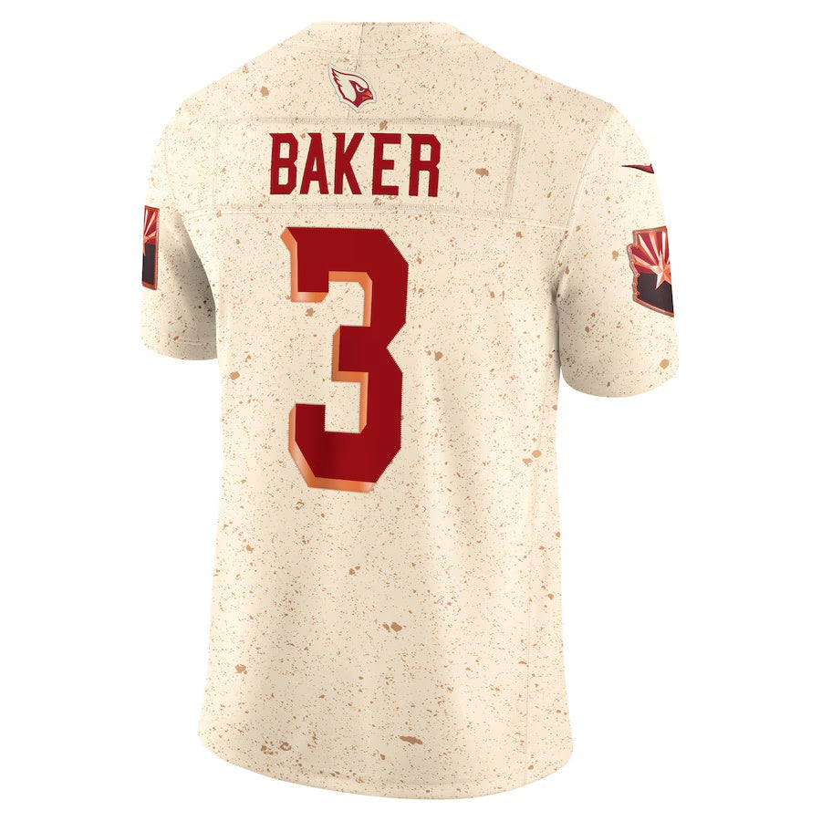 A.Cardinals #3 Budda Baker 2025 Rivalries Collection Limited Jersey - Natural Stitched American Football Jerseys - Main View