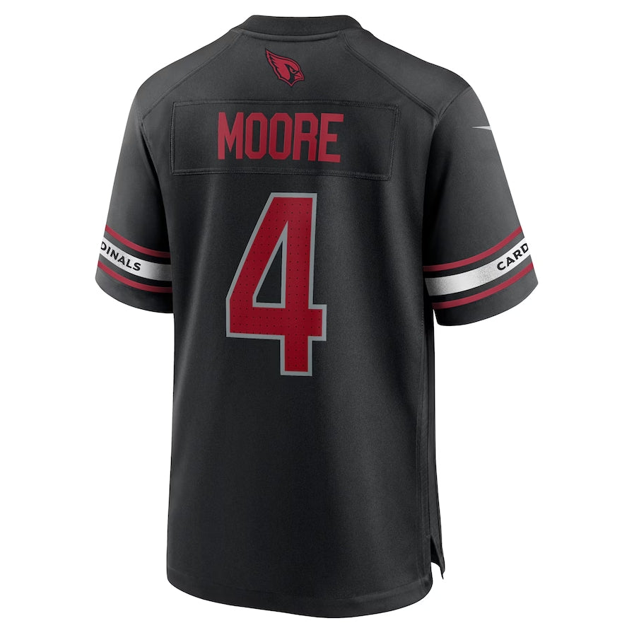 A.Cardinals #4 Rondale Moore Black Game Stitched American Football Jerseys - Main View