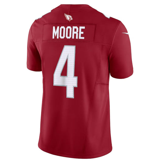 A.Cardinals #4 Rondale Moore Cardinal Vapor F.U.S.E. Limited Stitched American Football Jerseys - Main View