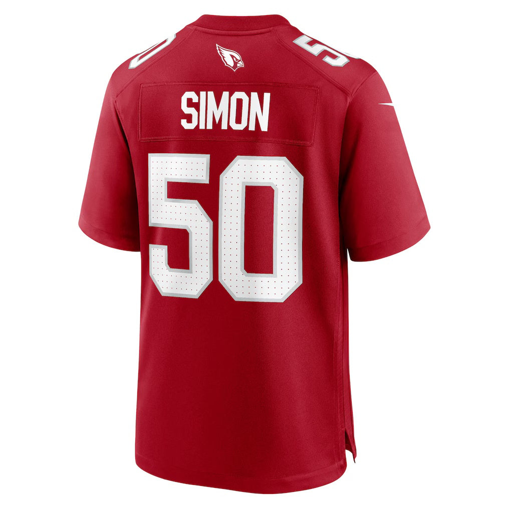 A.Cardinals #50 Cody Simon Cardinal Team Game Jersey Stitched American Football Jerseys - Main View
