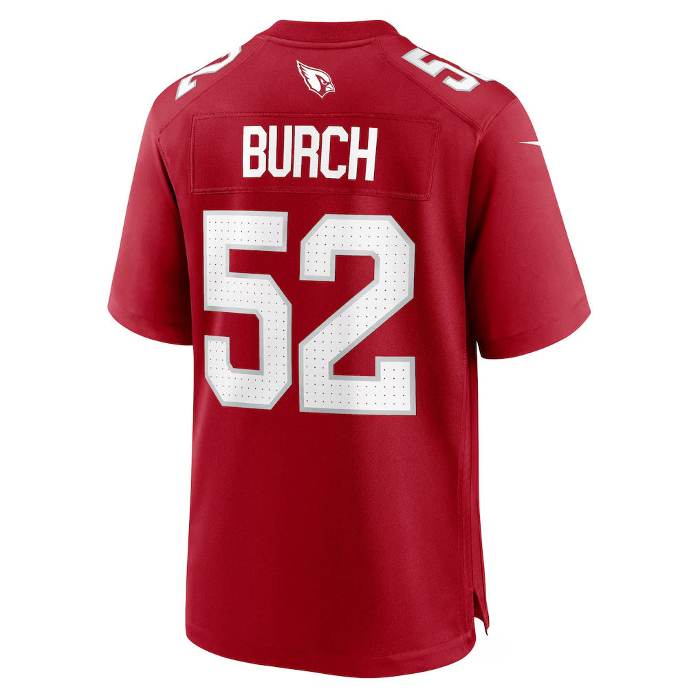 A.Cardinals #52 Jordan Burch Cardinal Team Game Jersey Stitched American Football Jerseys - Main View