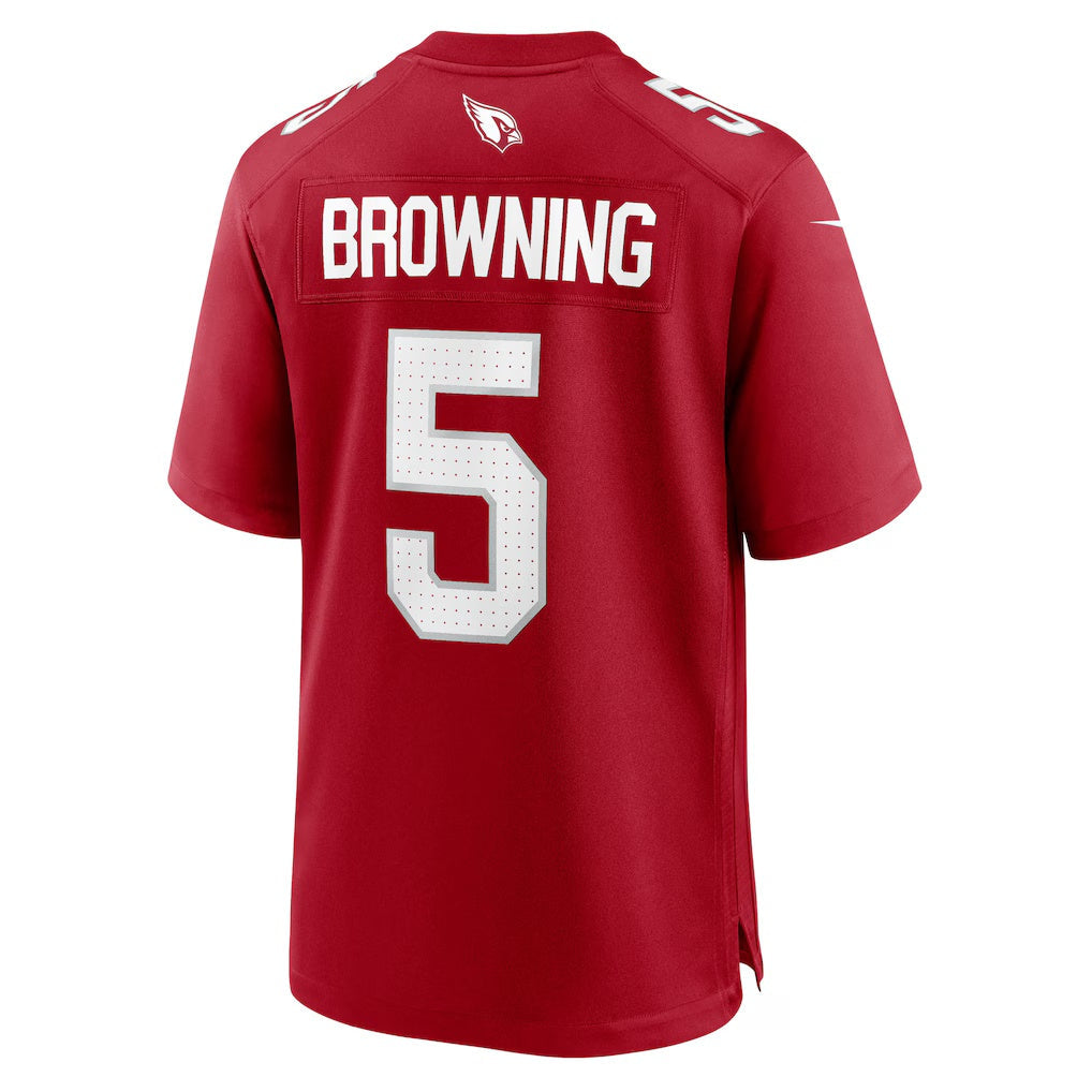 A.Cardinals #5 Baron Browning Cardinal Team Game Jersey Stitched American Football Jerseys - Main View