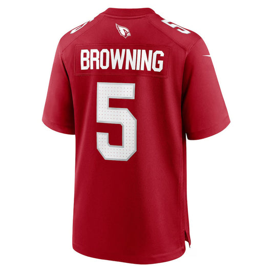 A.Cardinals #5 Baron Browning Cardinal Team Game Jersey Stitched American Football Jerseys - Main View