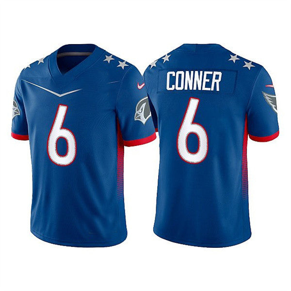 A.Cardinals #6 James Conner 2022 Royal Pro Bowl Stitched Jersey American Football Jerseys - Main View