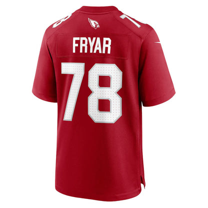 A.Cardinals #78 Josh Fryar Cardinal Team Game Jersey Stitched American Football Jerseys - Main View