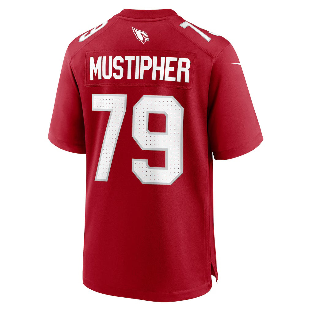 A.Cardinals #79 PJ Mustipher Cardinal Team Game Jersey Stitched American Football Jerseys - Main View