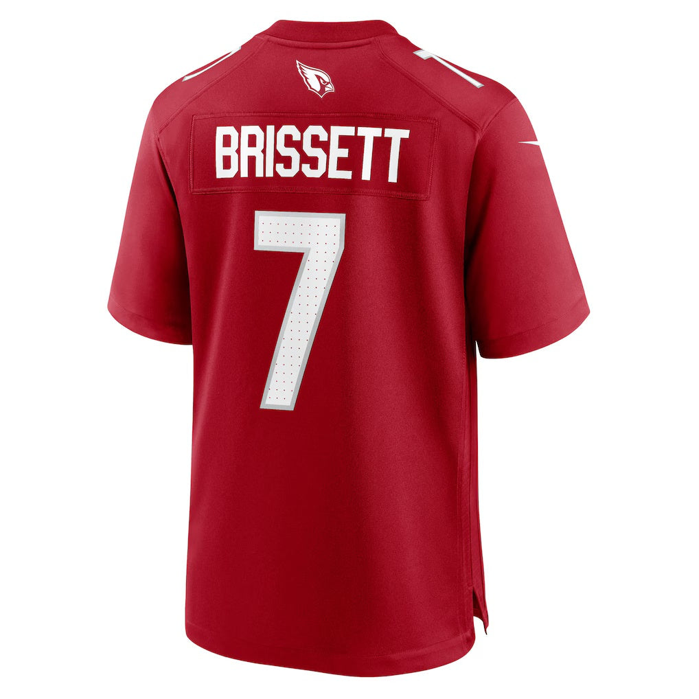A.Cardinals #7 Jacoby Brissett Cardinal Team Game Jersey Stitched American Football Jerseys - Main View