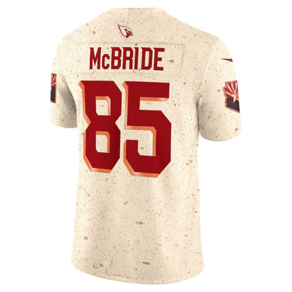 A.Cardinals #85 Trey McBride 2025 Rivalries Collection Limited Jersey - Natural Stitched American Football Jerseys - Main View