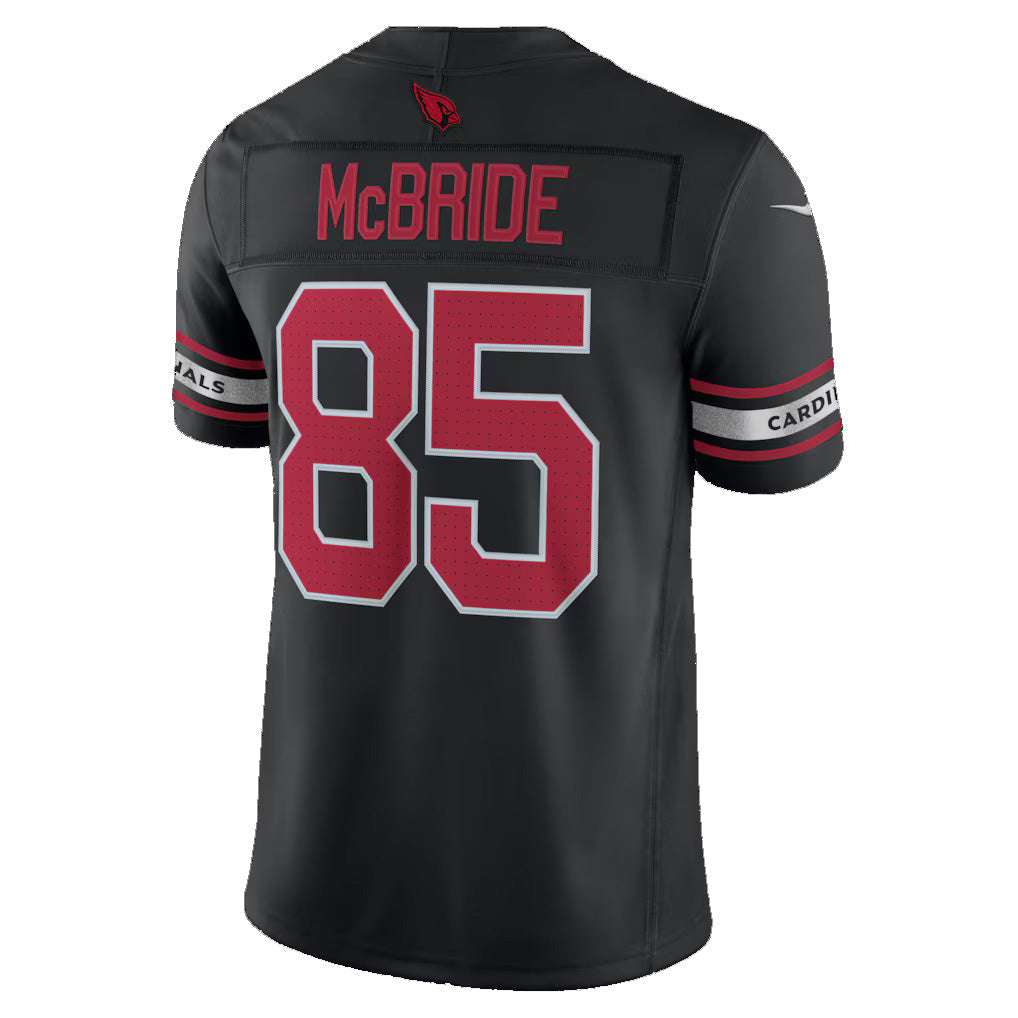 A.Cardinals #85 Trey McBride Black Alternate Vapor F.U.S.E. Stitched Limited Football Jersey - Main View