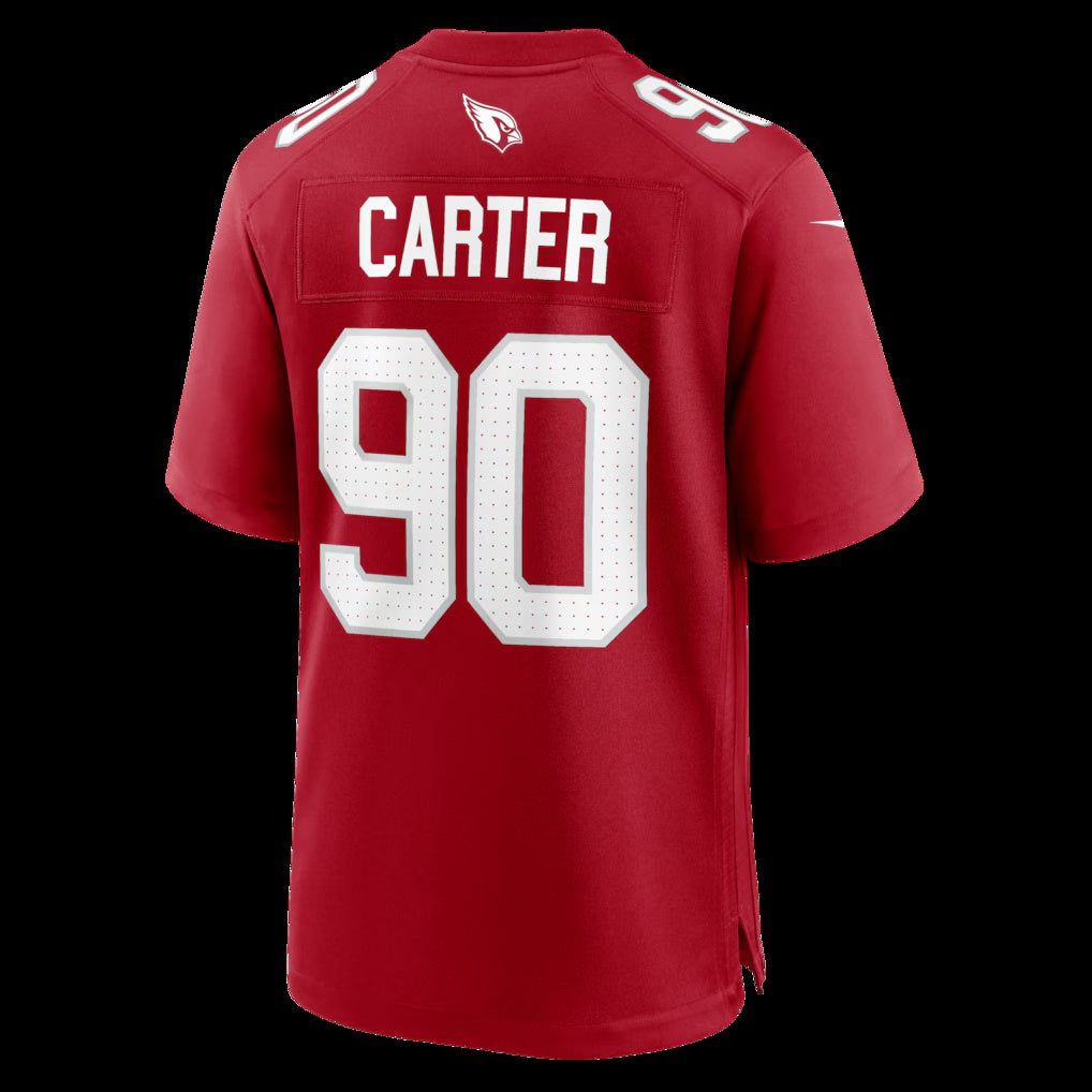A.Cardinals #90 Zach Carter Cardinal Team Game Jersey Stitched American Football Jerseys - Main View