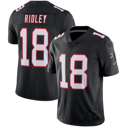 A.Falcons #18 Calvin Ridley Black Vapor Limited Player Jersey Stitched American Football Jerseys - Main View