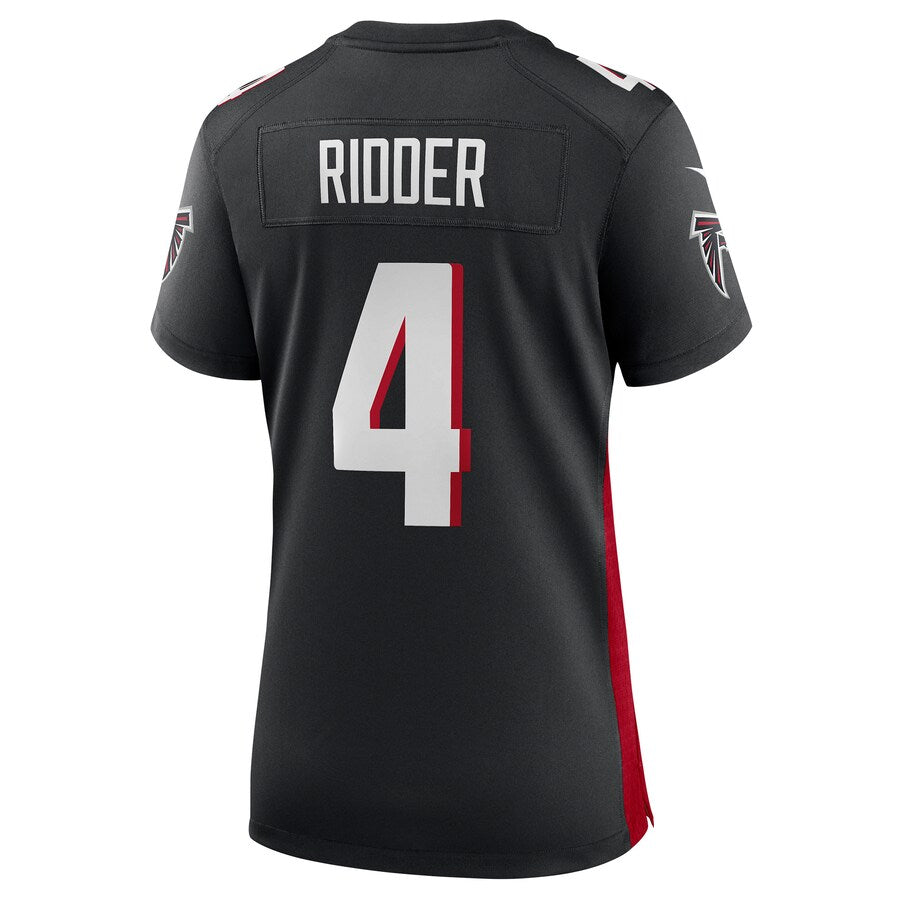 A.Falcons #4 Desmond Ridder Black Player Game Jersey Stitched American Football Jerseys - Main View