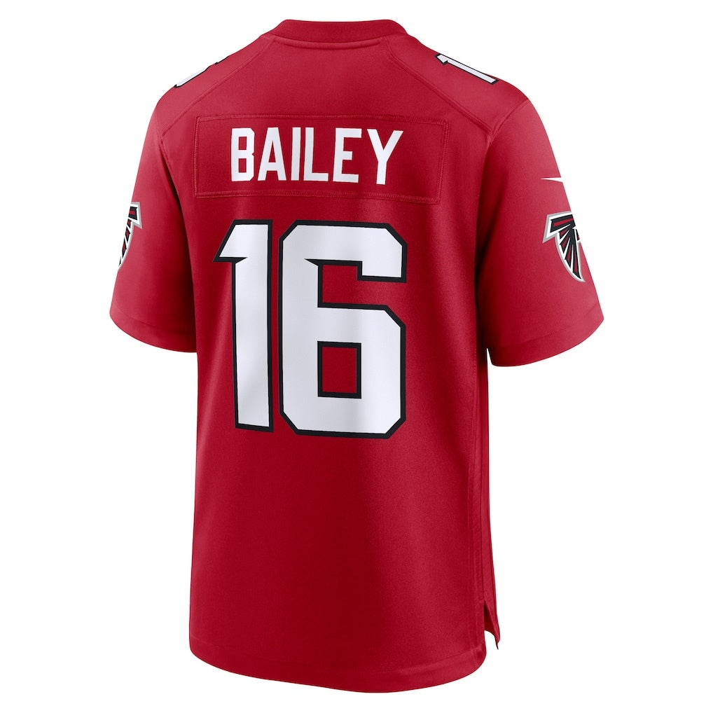 A.Falcons #16 Jake Bailey Red Team Game Stitched Football American Jersey - Main View