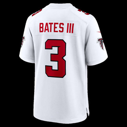 A.Falcons #3 Jessie Bates III White Game Stitched American Football Jerseys - Main View