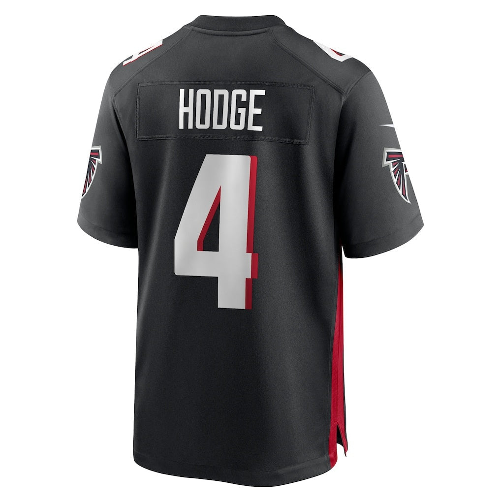 A.Falcons #4 KhaDarel Hodge Black Team Game Jersey Stitched American Football Jerseys - Main View