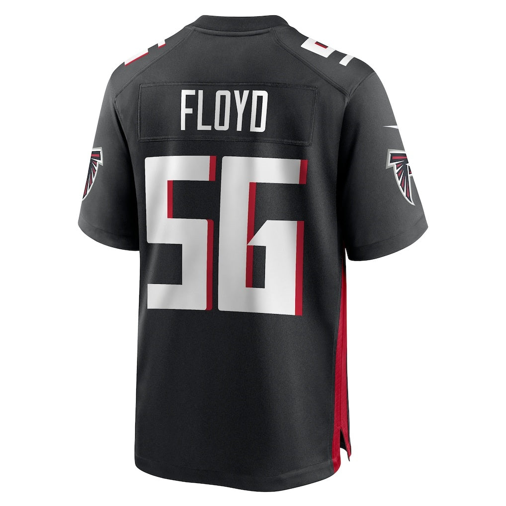 A.Falcons #56 Leonard Floyd Black Team Game Stitched American Football Jerseys - Main View