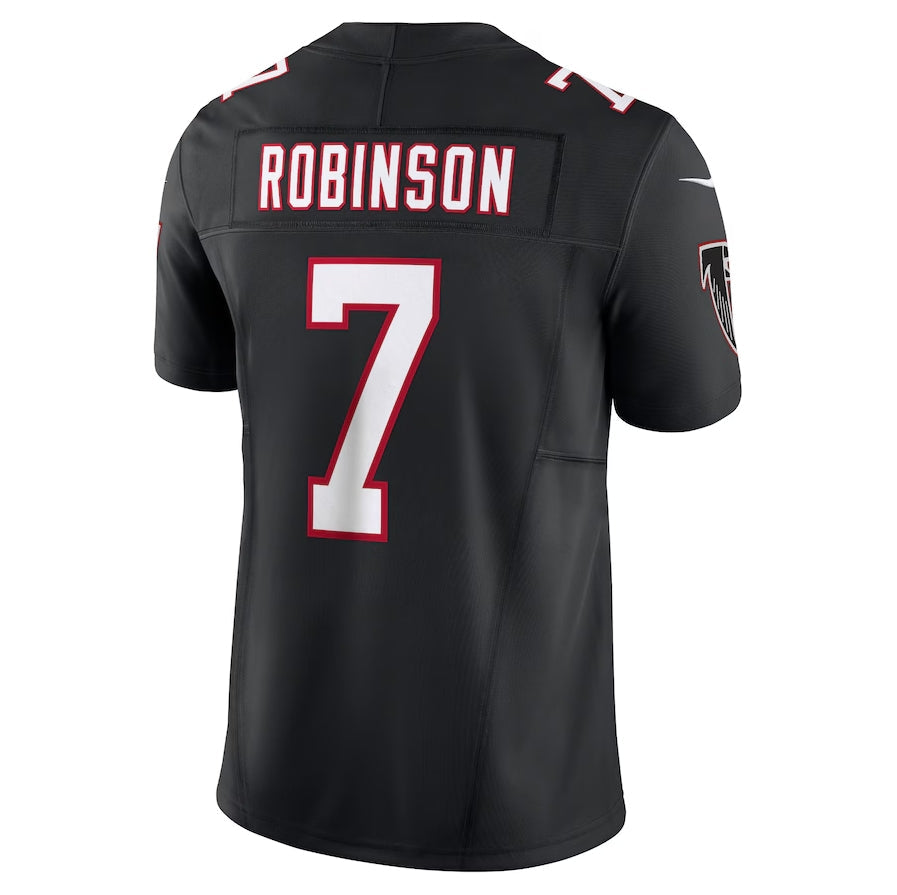 A.Falcons #7 Bijan Robinson Black Alternate Vapor F.U.S.E. Limited Stitched American Football Jerseys - Main View