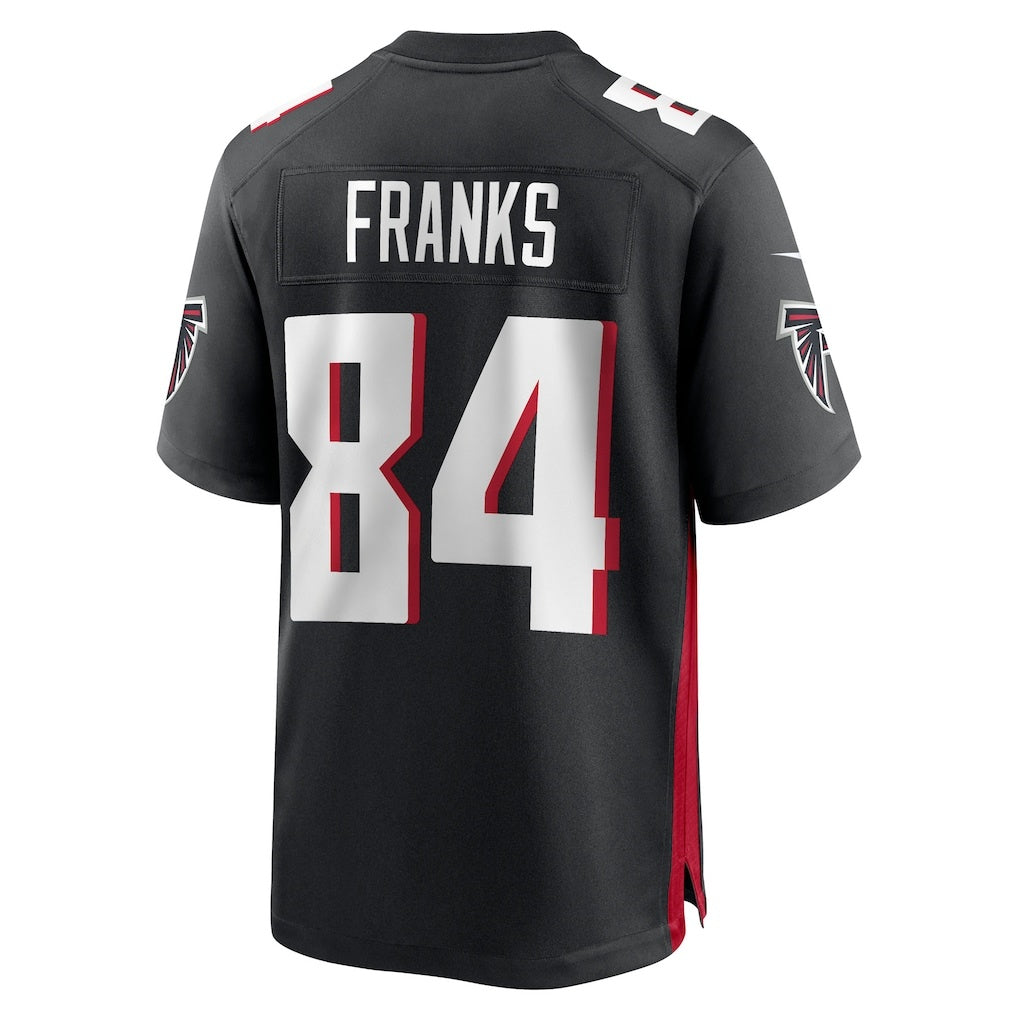 A.Falcons #84 Feleipe Franks Black Team Game Stitched American Football Jerseys - Main View