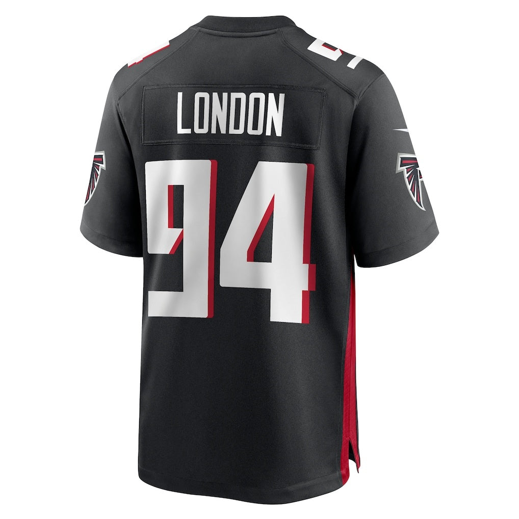 A.Falcons #94 LaCale London Black Team Game Stitched American Football Jerseys - Main View