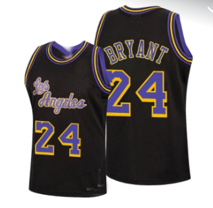 LA.Lakers #24 Kobe Bryant  Classics Jersey Gold Stitched American Basketball Jersey - Main View