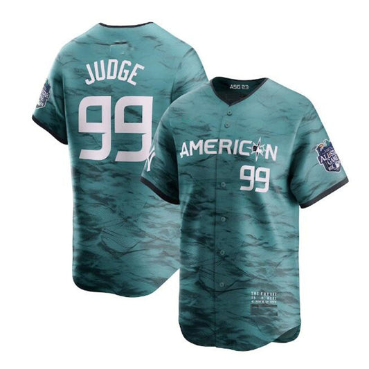#99 Aaron Judge American League 2023 All-Star Game Limited Player Jersey - Teal Baseball Jerseys - Main View