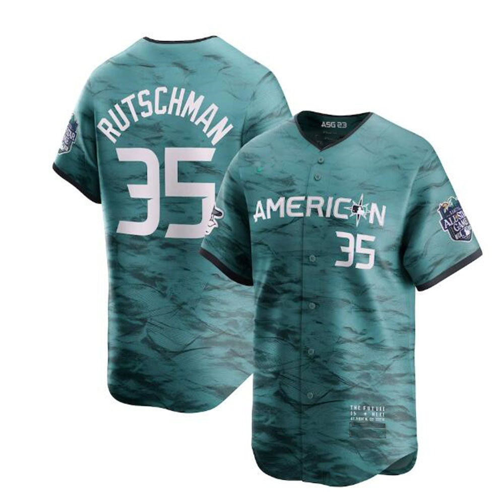 #35 Adley Rutschman American League 2023 All-Star Game Limited Player Jersey - Teal Baseball Jerseys - Main View