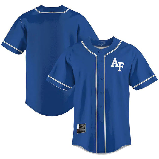 AF.Falcons Baseball Jersey Royal Stitched American College Jerseys - Main View