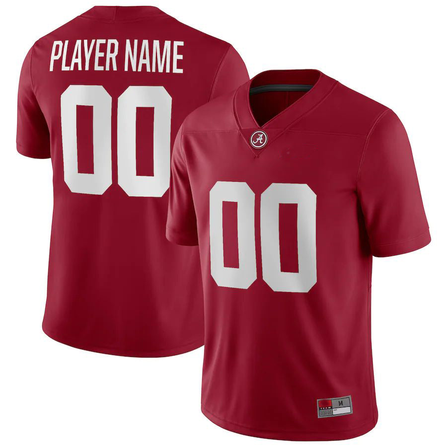 Custom A.Crimson Tide Alumni Pick-A-Player Game Jersey Crimson American Stitched College Jerseys - Main View