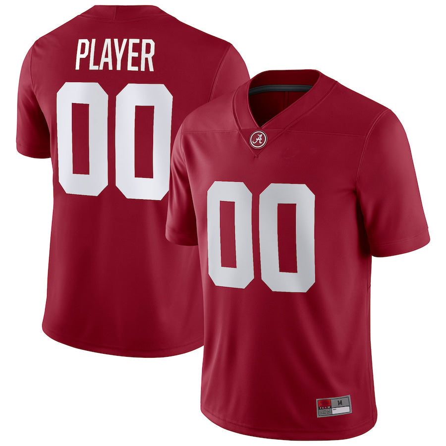 Custom A.Crimson Tide Pick-A-Player NIL Replica Football Jersey Crimson American Stitched College Jerseys - Main View