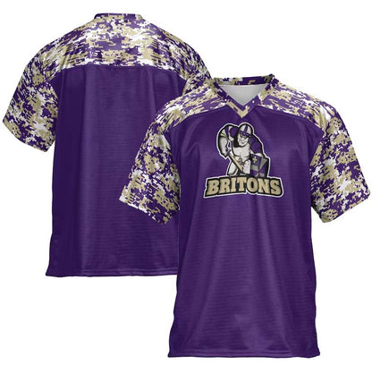 A.Britons GameDay Greats Football Jersey - Purple American College Jerseys - Main View