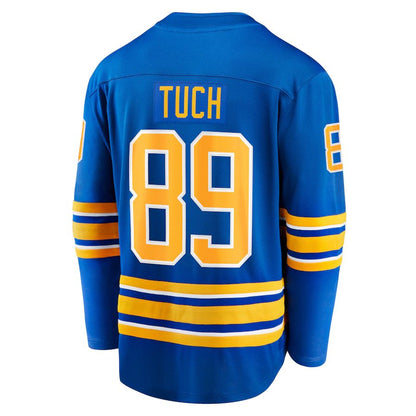 B.Sabres #89 Alex Tuch Fanatics Branded Home Breakaway Player Jersey Royal Stitched American Hockey Jerseys - Main View
